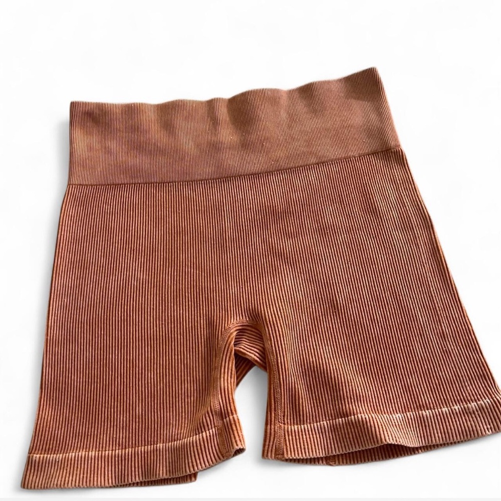 Colsie Kids Ribbed Tan Shorts